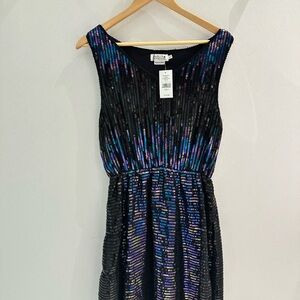 Molly Bracken Multicolor Sequin Top